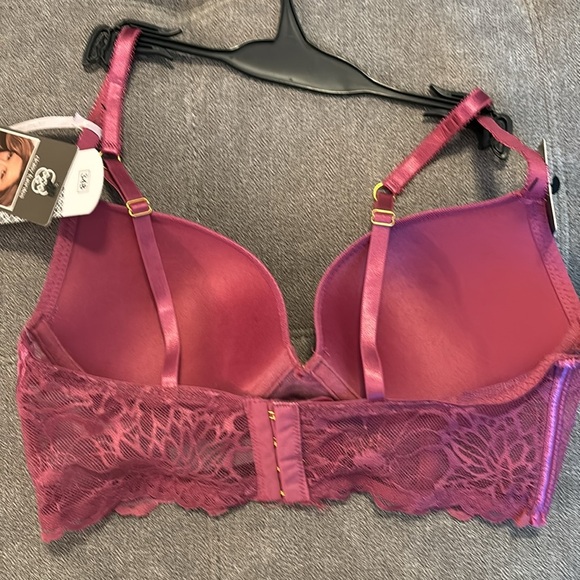 Daisy Fuentes Longline Lace Bra Size 34B - Picture 5 of 8